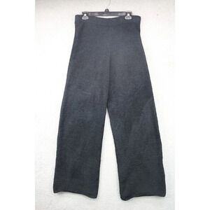 Egreis Plush Terry Lounge Pants-Wide Leg-Size Medium-High Waist